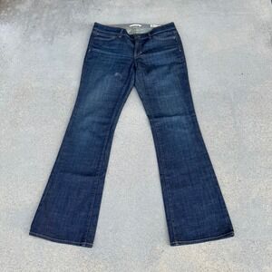 Gap Limited Edition Women Dark Wash Flare Jeans Size 8‎ Blue Denim